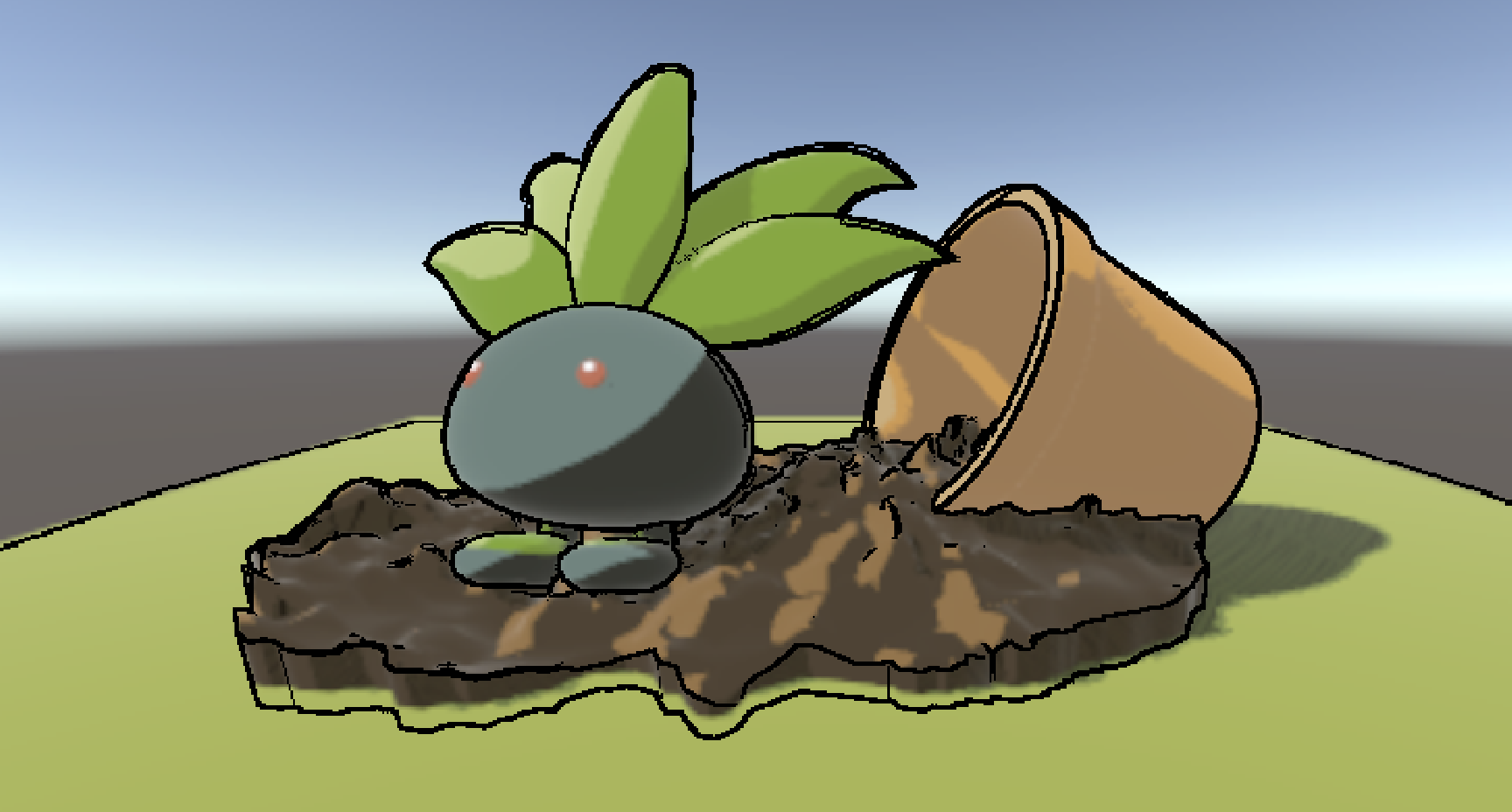 3D stylization scene