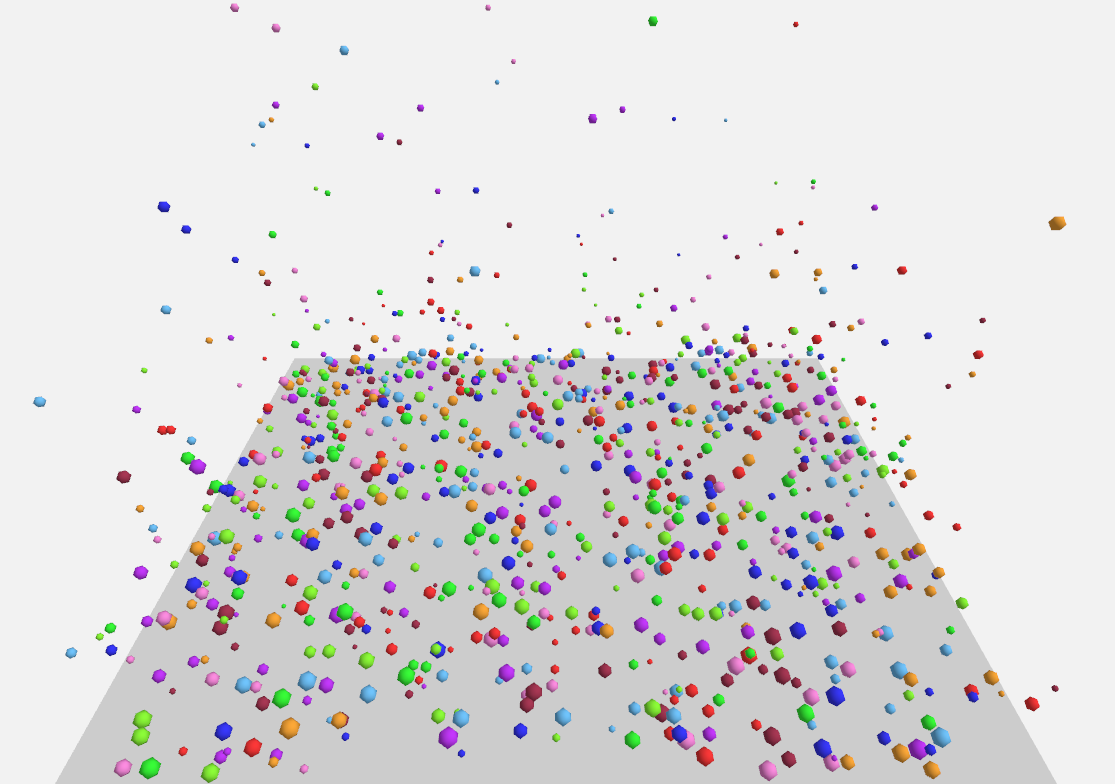 OpenGJK-GPU polytopes colliding