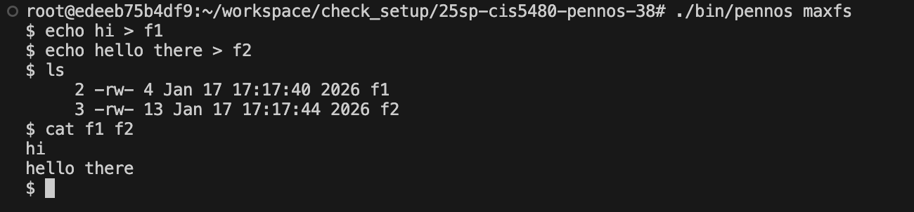 PennOS UNIX-like operating system